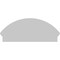 Ekena Millwork Segment Arch 3 Spoke Architectural Grade PVC Combination Pediment, 38"W x 16-3/8"H x 2-3/4"P PEDPC038X165SEG03 - alternate 6